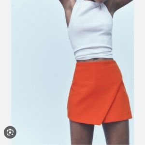Zara asymmetric skort NWT